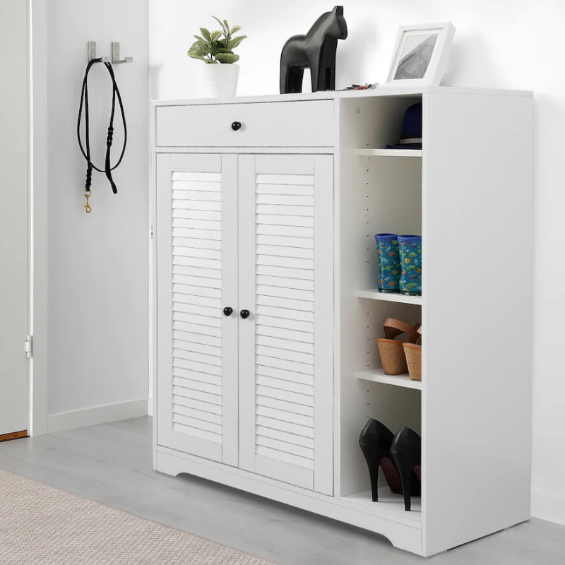 https://charmydecor.com/cdn/shop/files/ModernWhiteSlimShoeCabinetwithAdjustableShelf_TopDrawer_1.png?v=1697457892