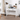 Modern Wood Computer Writing Desk with 4 Drawers - White