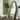 Modern Wooden Floor Mirror with Irregular Velvet Frame