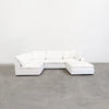 Modular 5-Piece Cloud Sectional Couch in U-Shape