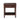 Traditional Nightstand Image. Wood nightstand in morocco brown with single drawer, open shelf and turned legs