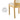 a boho dining chair image, with a rattan inset back in a natural finish