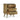 a wood nightstand image, featuring three storage drawers for your essentials