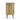 side view of a wood nightstand image, with four legs