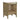 Natural Rattan Bathroom Storage Cabinet with 2 Doors and Drawer