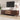 Natural and Brown Curved TV Stand 
