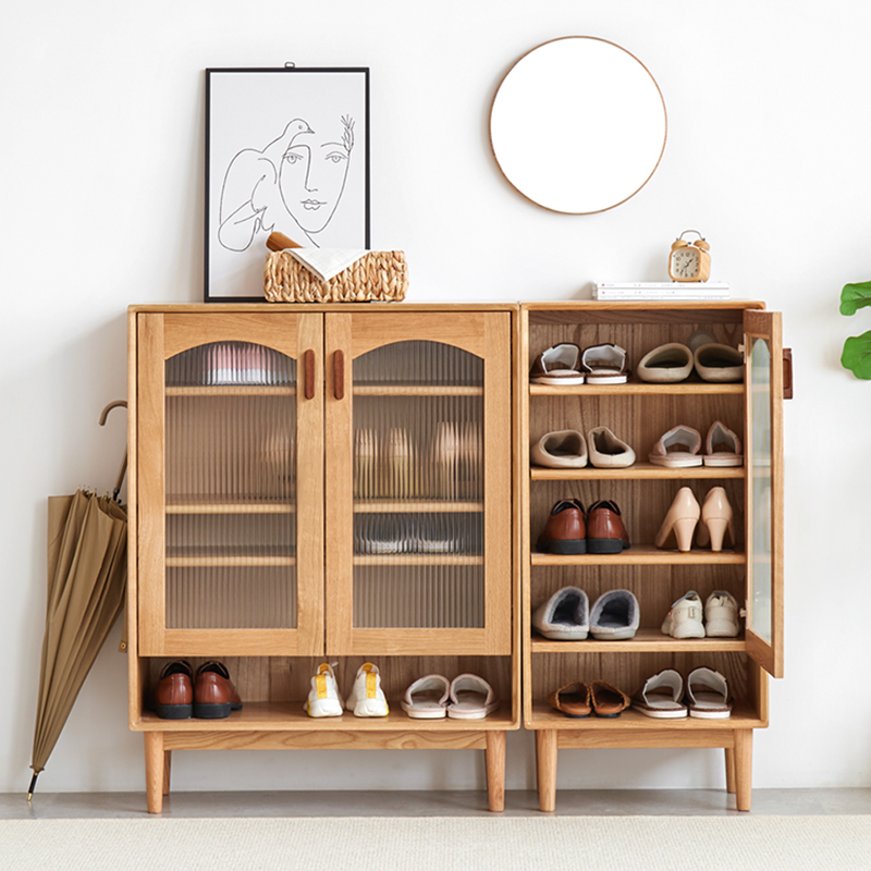 Solid wood shoe top cupboard