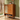 Nordic Solid Wood Rattan Shoe Cabinet with Shelves