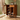 Nordic Solid Wood Rattan Shoe Cabinet with Shelves