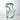 abstract half face figurine