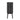 Wine Cabinet in Grey with Cross Shelves & Legs - Charmydecor