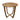 3 Piece Bistro Set Image. Close up view of outdoor bistro set Solid Acacia Wood Round Table