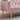 chrome leg of Pink Comfortable Sleeper Sofa-CharmyDecor