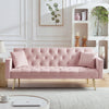 Pink Comfortable Sleeper Sofa