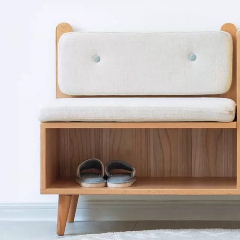 Rattan shoe hot sale storage bench