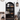 Retro Arched Metal Glass Display Bookcase - Black