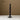 Retro Dinner Table Black Glass Candle Holder