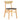 Retro Solid Wood Dining Chair with Curved Backrest (Set of 2)