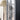 Glass Doors and Metal Handle of Black Arched Cabinet 