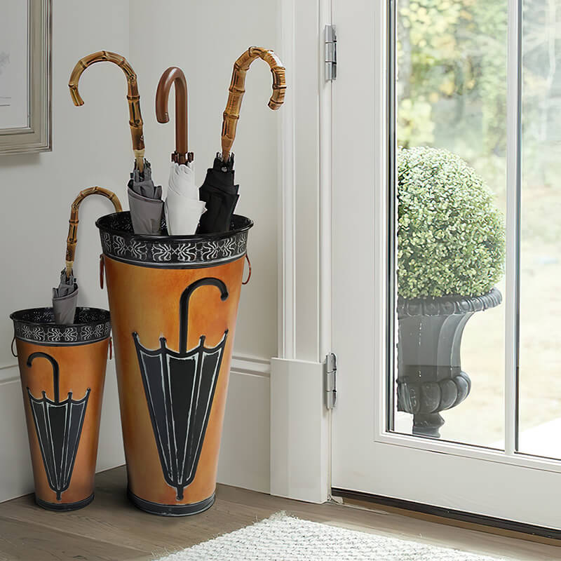 Light Luxury Wooden Umbrella Rack- CharmyDecor