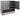 Rustic Dark-Weathered Woodgrain Shoe Cabinet