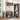 Rustic Dark-Weathered Woodgrain Shoe Cabinet