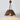 dark brown and black hanging light