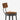 Rustic Swivel Bar Stool Set of 2 with Backrest