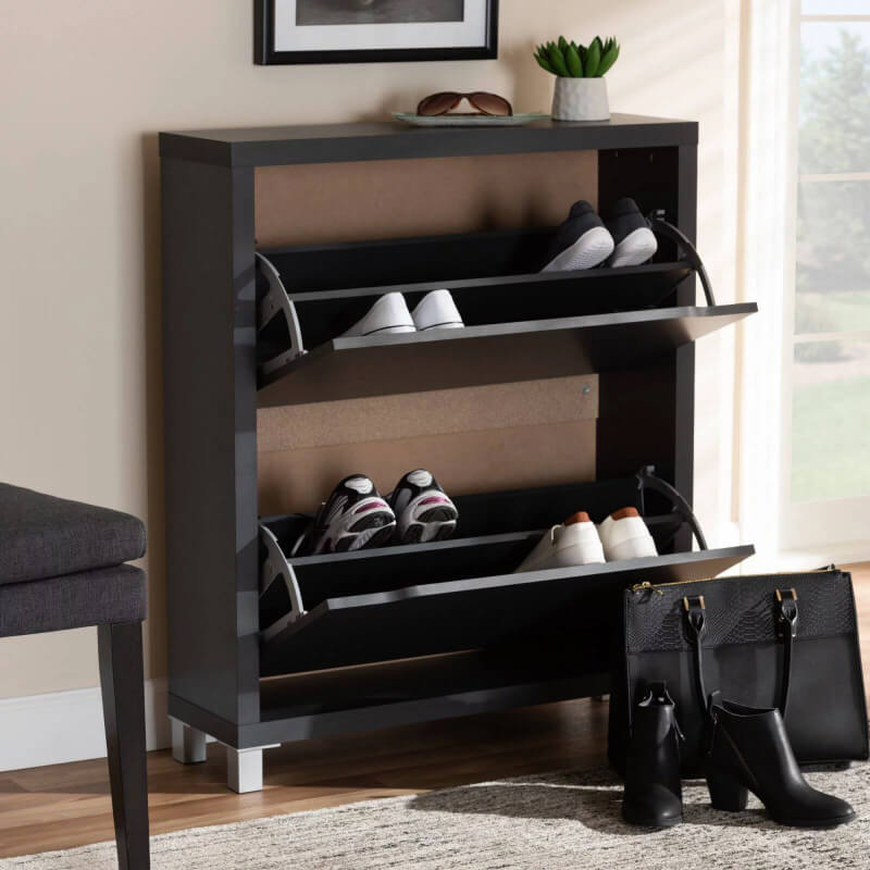 Modern Shoe Rack Bench - CharmyDecor- CharmyDecor