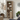 Tall 4-Shelf Oak Bookcase with 2 Doors