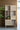 Bookcase with Rattan Doors