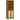 Bookcase with Rattan Doors and Open Self