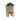 5/8" Tan Ceramic Mesh Planter On Wooden Stand 