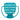 3 Piece Outdoor Furniture Set Image. Teal 3 Piece Patio set Powder Coated Iron Chair -Top View