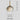 dimension of a two-layered glass pendant light 