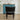 A leather accent chair (beck view)