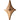 Urban Decor Wooden Star Wall Clock