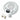 Crescent Moon Star LED Pendant Light