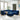 Vertical Blue Tufted Velvet Sectional Sofa