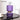 Vertical Grain Glass Colorful Flower Vase