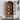 Grey Wood Color Cabinet with Open Glass Doors