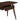 a wooden desk with drawer