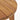 Wooden Patio Set Image. Close up image of 3 piece patio set Round Wooden Side Table - Top View.