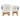 5/8" White Funky Ceramic Planter On Wooden Stand 