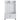 White Hall Tree 3-in-1 Design Coat Rack in a white background