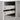 White Kitchen Storage Cabinet with Black Top