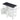 White Kitchen Storage Cabinet with Black Top