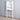 White Over-the-Toilet Cabinet with Barn door and Shelves