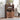 Wine Cabinet in walnut manufactured wood color  - Charmydecor