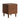 Wood Nightstand Image. Modern Nightstand for Master's Bedroom in walnut finish